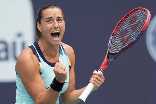 Caroline Garcia, ex-no 4 mondiale, va mettre fin à sa carrière professionnelle. KEYSTONE/AP/WILFREDO LEE